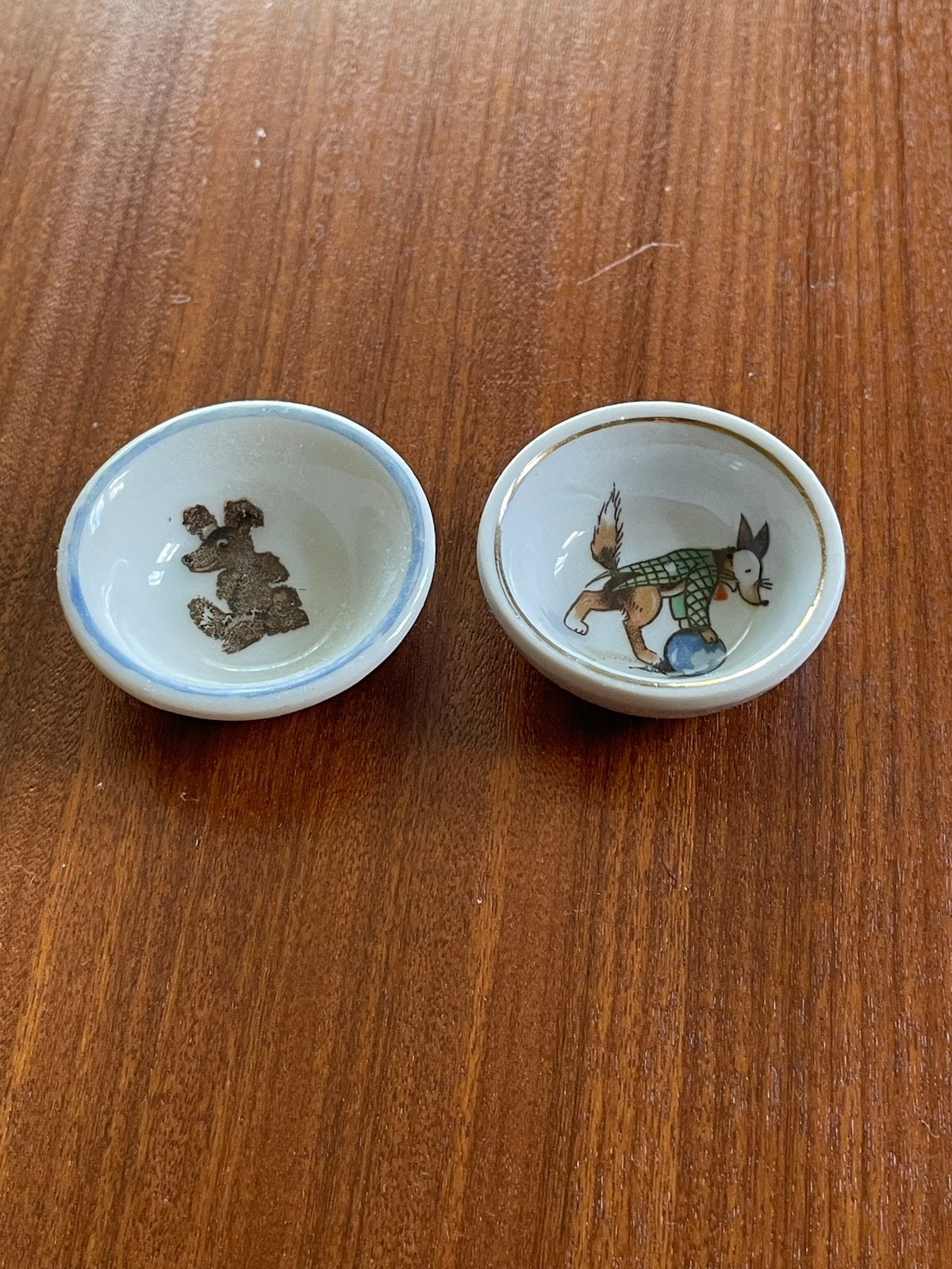 Vintage porseleinen kinderservies schaaltjes (jaren '50/'60), Antiek en Kunst, Antiek | Servies los, Ophalen