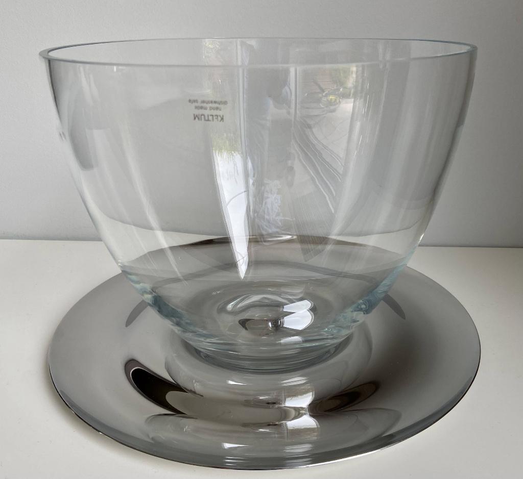 Alessi salade kom, Gebruikt, Ophalen of Verzenden, Effen, Glas