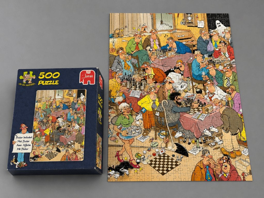 Puzzels - Jan van Haasteren, Ophalen of Verzenden, 500 t/m 1500 stukjes, Zo goed als nieuw, Legpuzzel