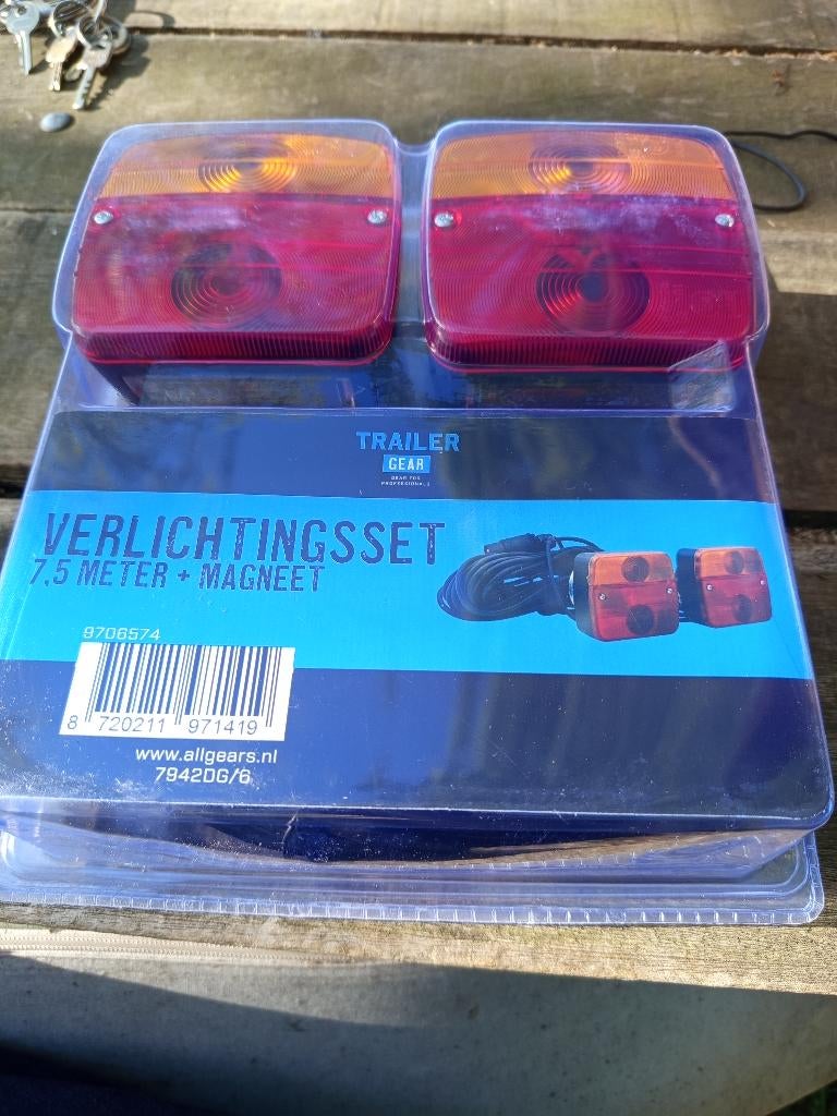 Verlichting set magneet verlichting aanhanger, Ophalen of Verzenden, Zo goed als nieuw