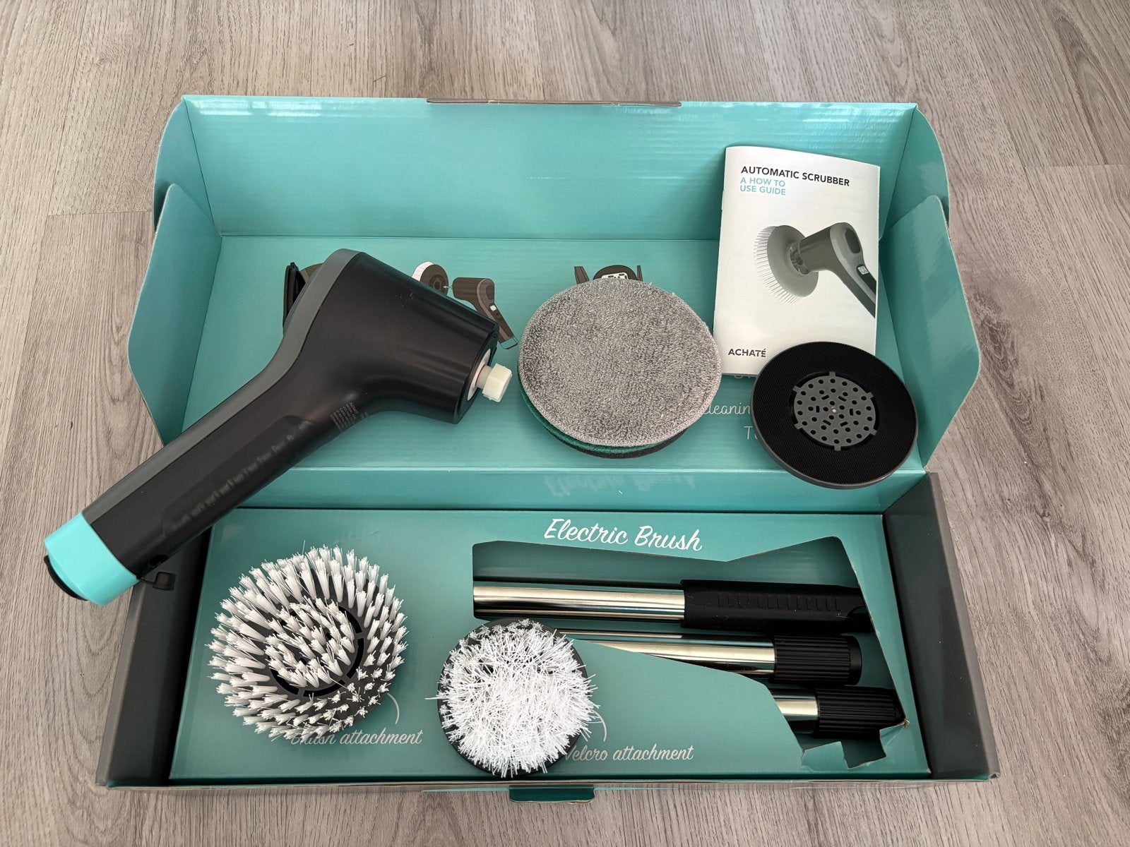 Achaté Cleaning Brush - Slechts eenmalig gebruikt, Verzenden, Zo goed als nieuw, Stoomreiniger