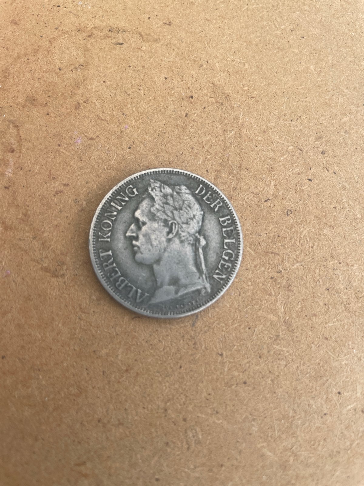 munt Albert I Belgisch Congo 1924, Ophalen of Verzenden, Overig, Losse munt