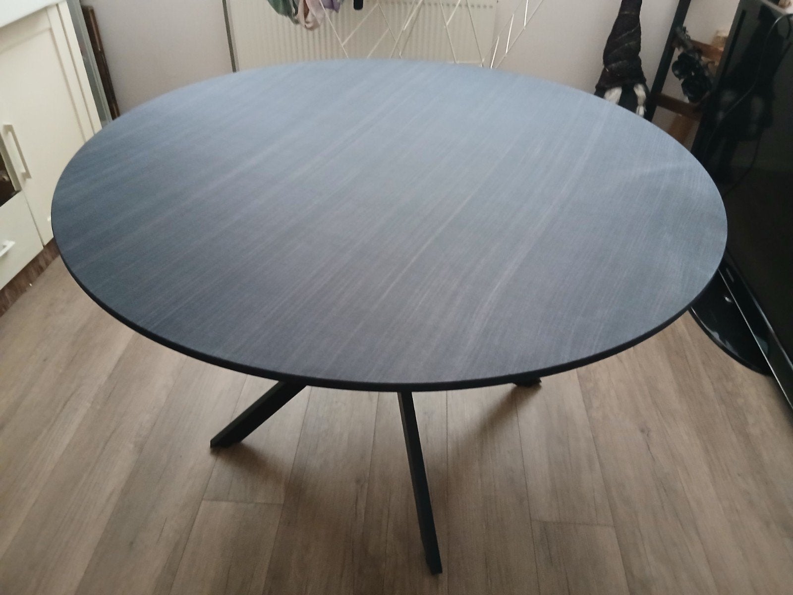 eettafel 120 breed, Ophalen, Zo goed als nieuw, Rechthoekig, 100 tot 150 cm
