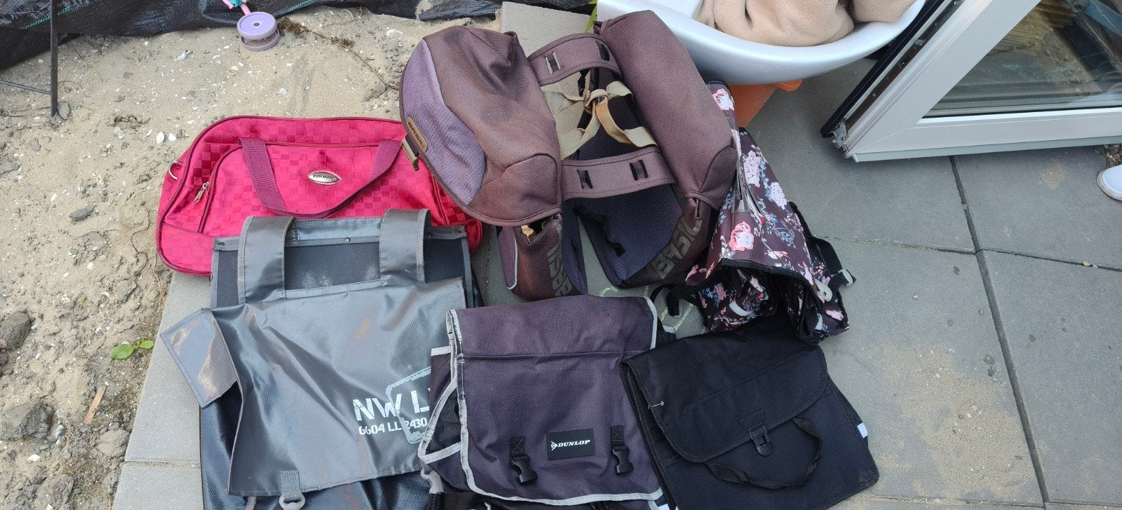 Fietstassen, Ophalen