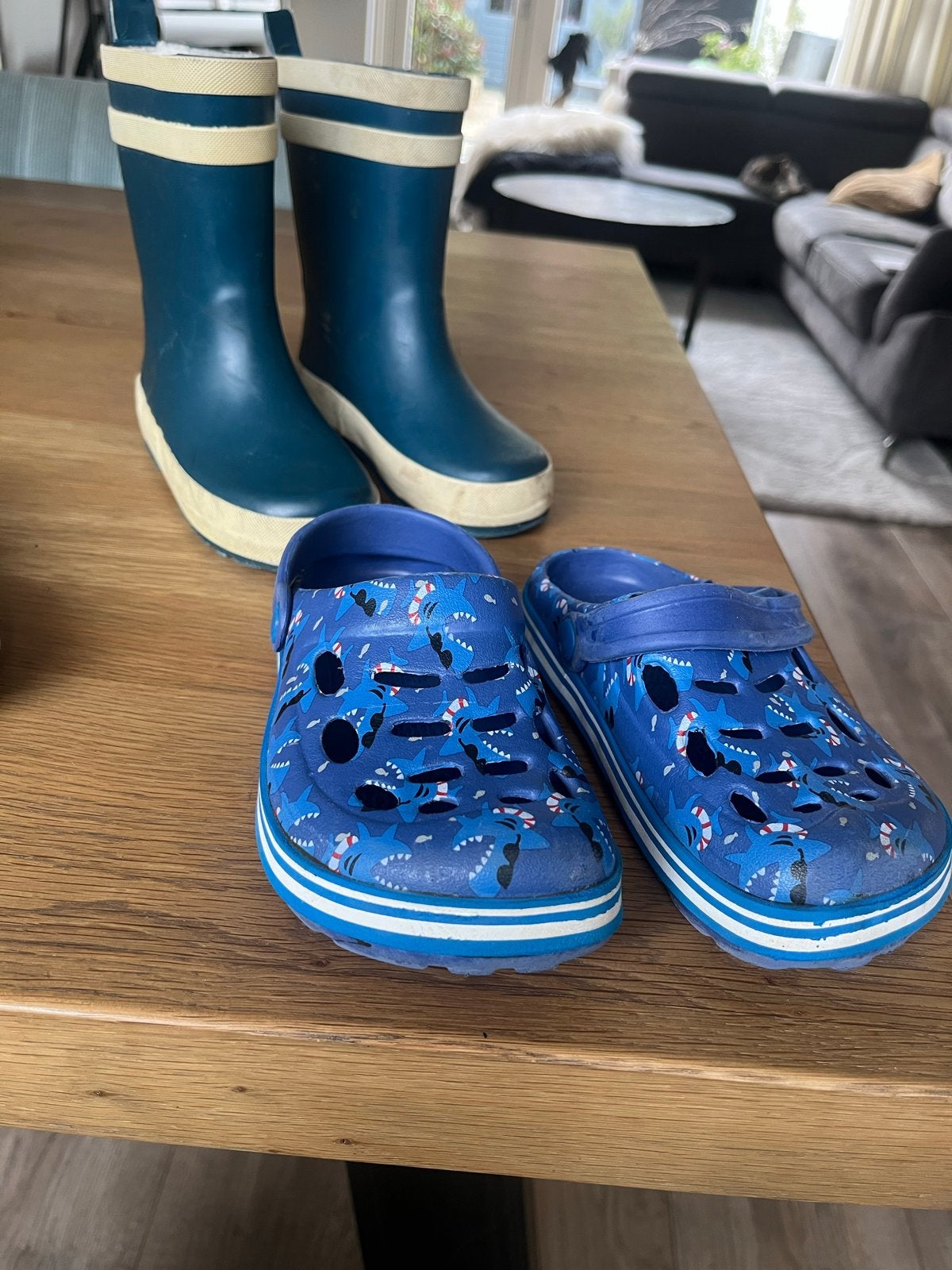 Regenlaarzen mt 26/27, Ophalen, Gebruikt, Jongen of Meisje, Laarzen