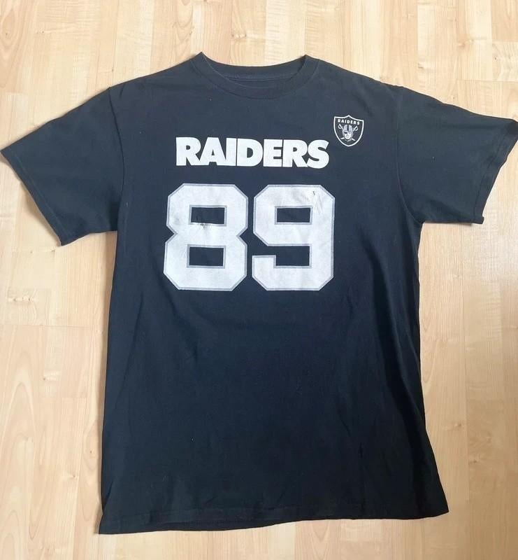 Vintage Las Vegas Raiders T-Shirt Amari Cooper, NFL, Zwart, Zo goed als nieuw, Verzenden