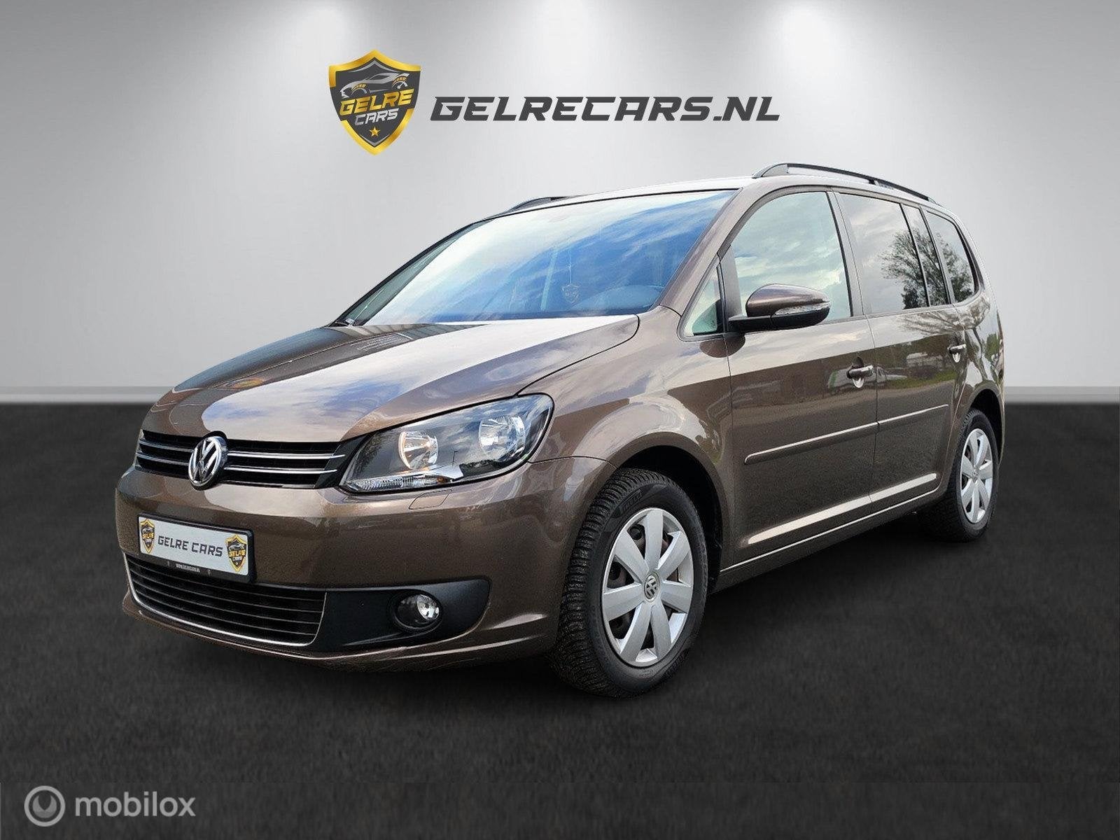Volkswagen Touran 1.4 TSI Edition 7 persoons TOPSTAAT, Auto's, Voorwielaandrijving, Zwart, 4 cilinders, Bruin