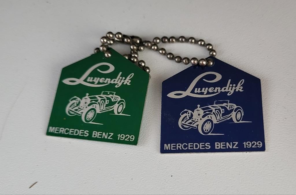 Vintage Mercedes Benz 1929 Sleutelhangers - Luyendijk, Verzamelen, Sleutelhangers, Ophalen of Verzenden, Gebruikt, Merk