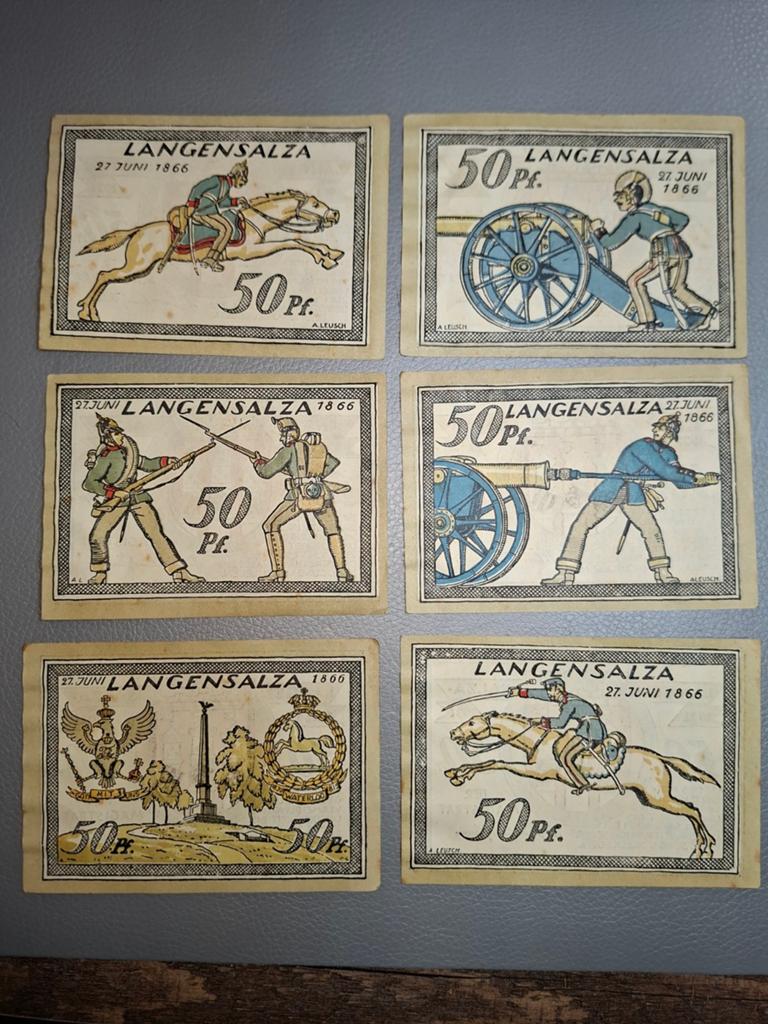 Duits Notgeld Langensalza Noodgeld, Ophalen of Verzenden, Duitsland