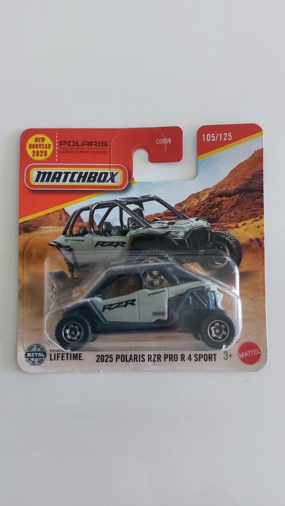Matchbox 2025 Polaris RZR Pro R 4 Sport - Nieuw, Overige merken, 1:50 of kleiner, Overige typen, Nieuw