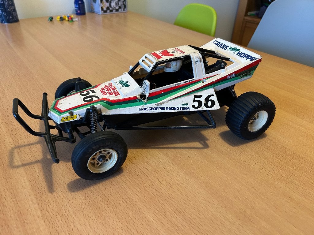 Tamiya Grasshopper, Elektro, Gebruikt, Auto offroad, Ophalen of Verzenden