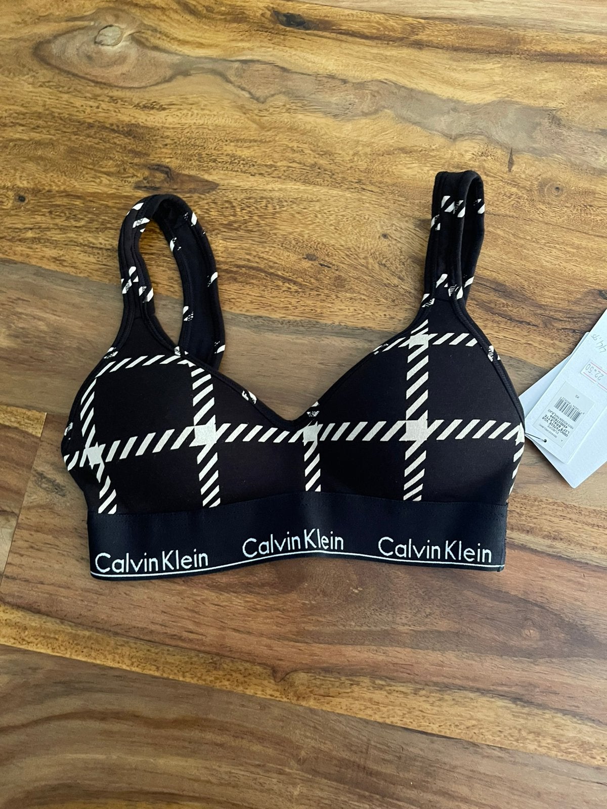 Calvin klein push up bh top maat xs, Verzenden, Zwart, BH