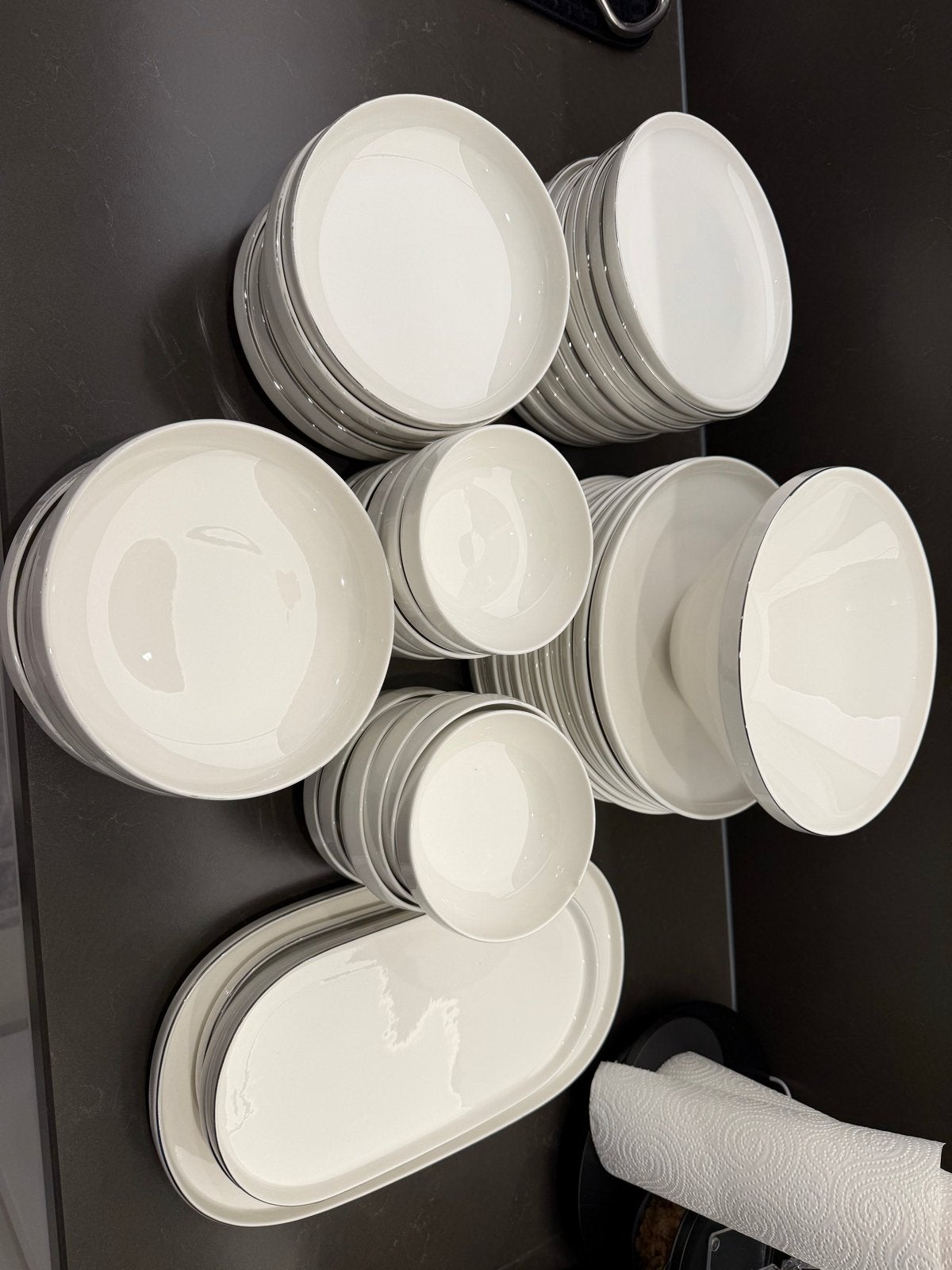 Karaca serviesset bone collection voor 12 personen, Ophalen, Gebruikt, Overige merken, Porselein