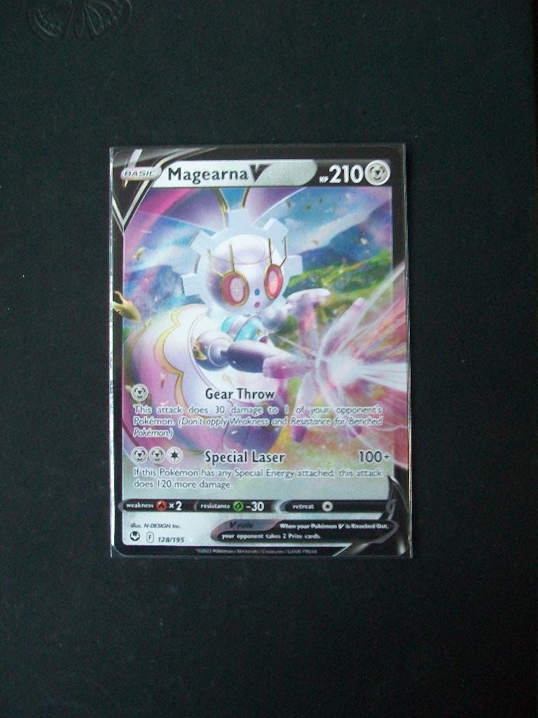 9500: Nieuwe Pokemon Kaart MAGEARNA V Hp 210 (128/195), Verzenden, Nieuw, Losse kaart, Foil