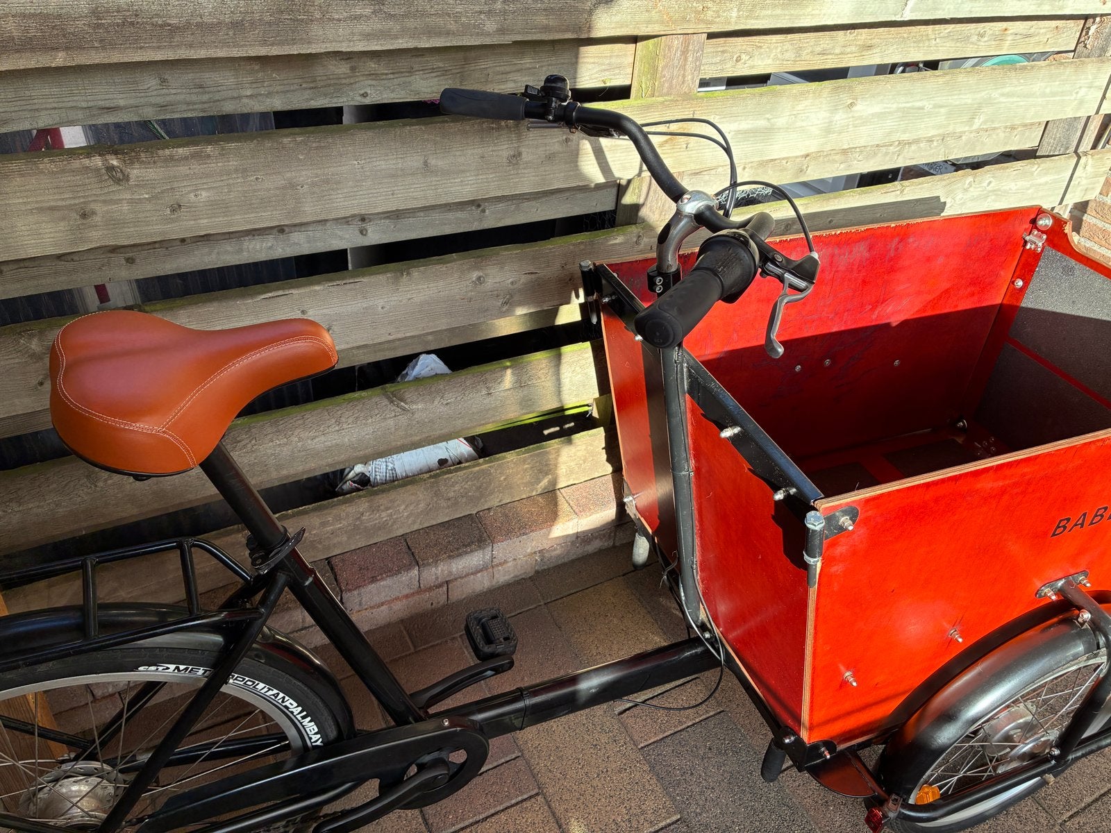 Babboe Dog bakfiets - Ideaal voor hondenliefhebbers, Fietsen en Brommers, Gebruikt, Goederen, Trommelrem, Ophalen