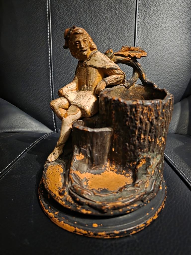 Antieke steengoed tabakspot nr 2, Antiek en Kunst, Antiek | Keramiek en Aardewerk, Ophalen of Verzenden