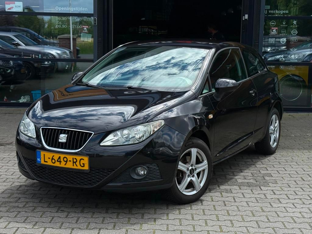 Seat Ibiza SC 1.4 Reference CARPLAY/LMVELGEN/CRUISE/AIRCO/AP, Auto's, Seat, Voorwielaandrijving, Zwart, 4 cilinders, Bedrijf