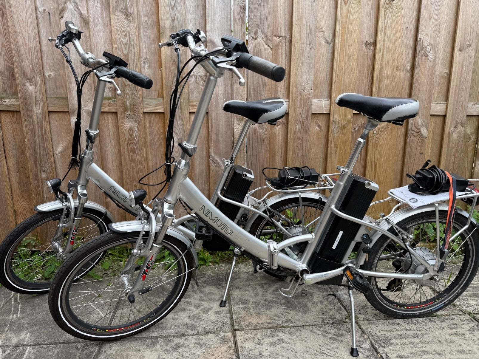 Elektrische vouwfietsen set, Ophalen of Verzenden, Zo goed als nieuw, 20 inch of meer, Versnellingen