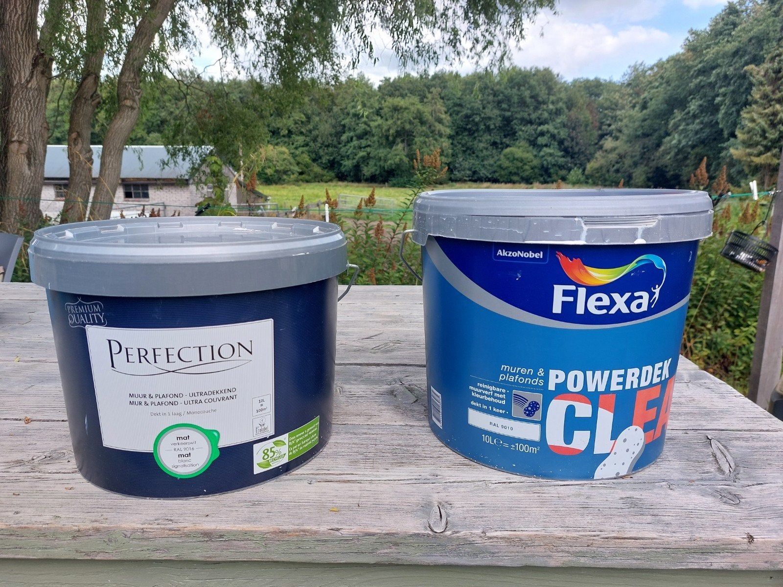 Flexa Powerdek en Perfection Muurverf - Wit, Ophalen
