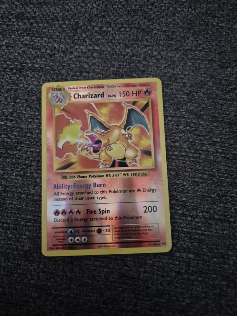 Charizard kaart, Ophalen of Verzenden