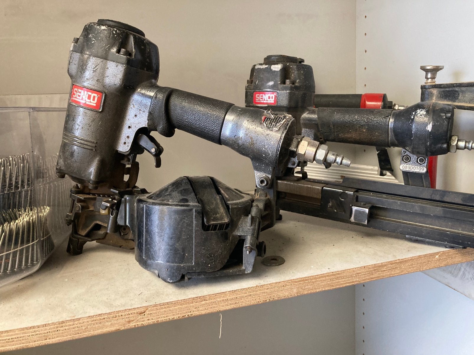 Set spijker pistolen, Ophalen, Gebruikt