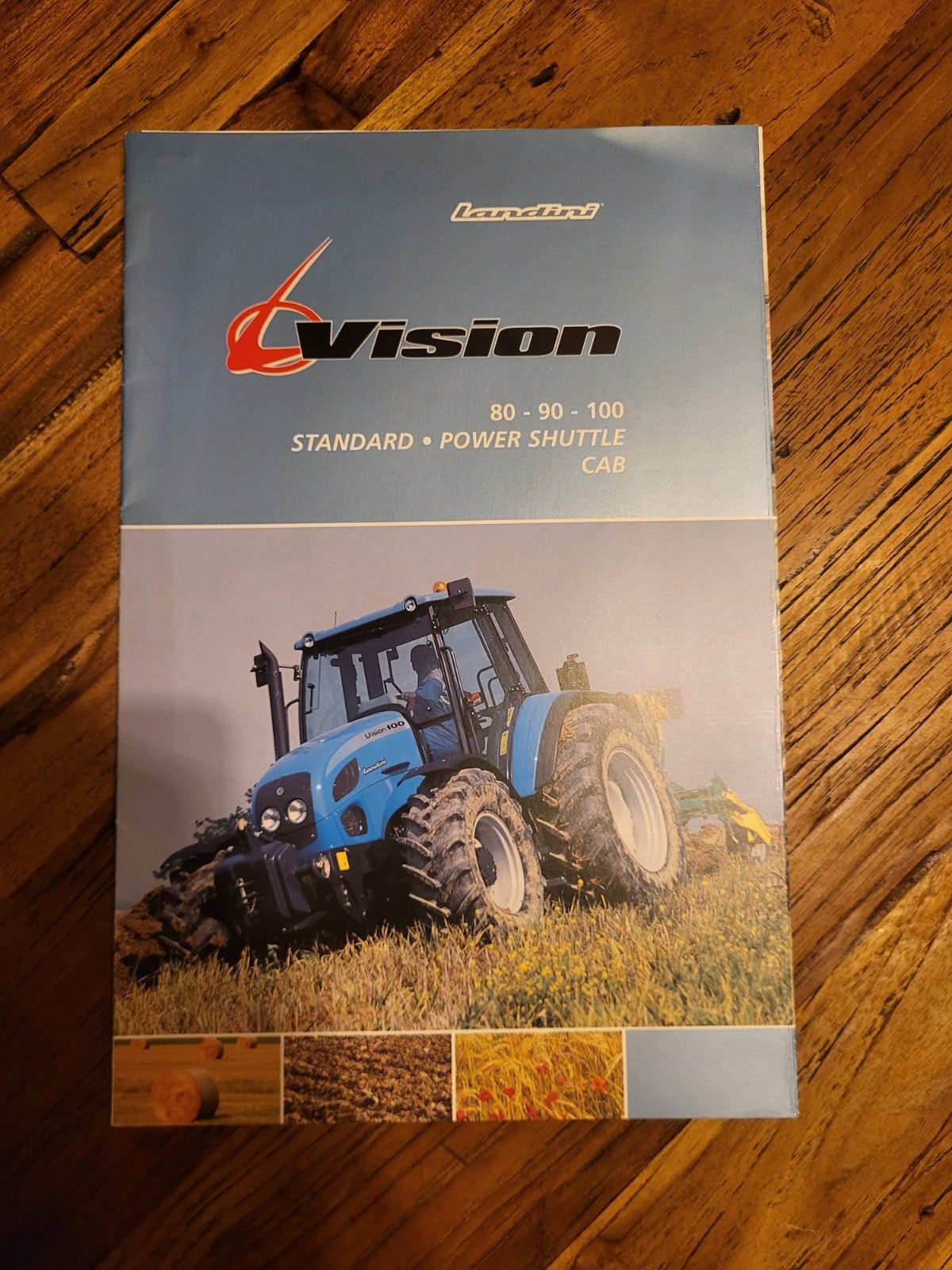 tractor folder Landini Vision, Ophalen of Verzenden, Zo goed als nieuw