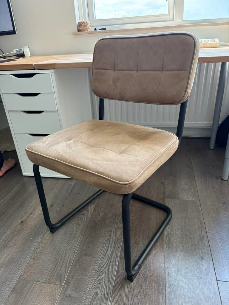 Als nieuw! Stoel pu-leer cognac, Ophalen, Zo goed als nieuw, Bruin, Eén