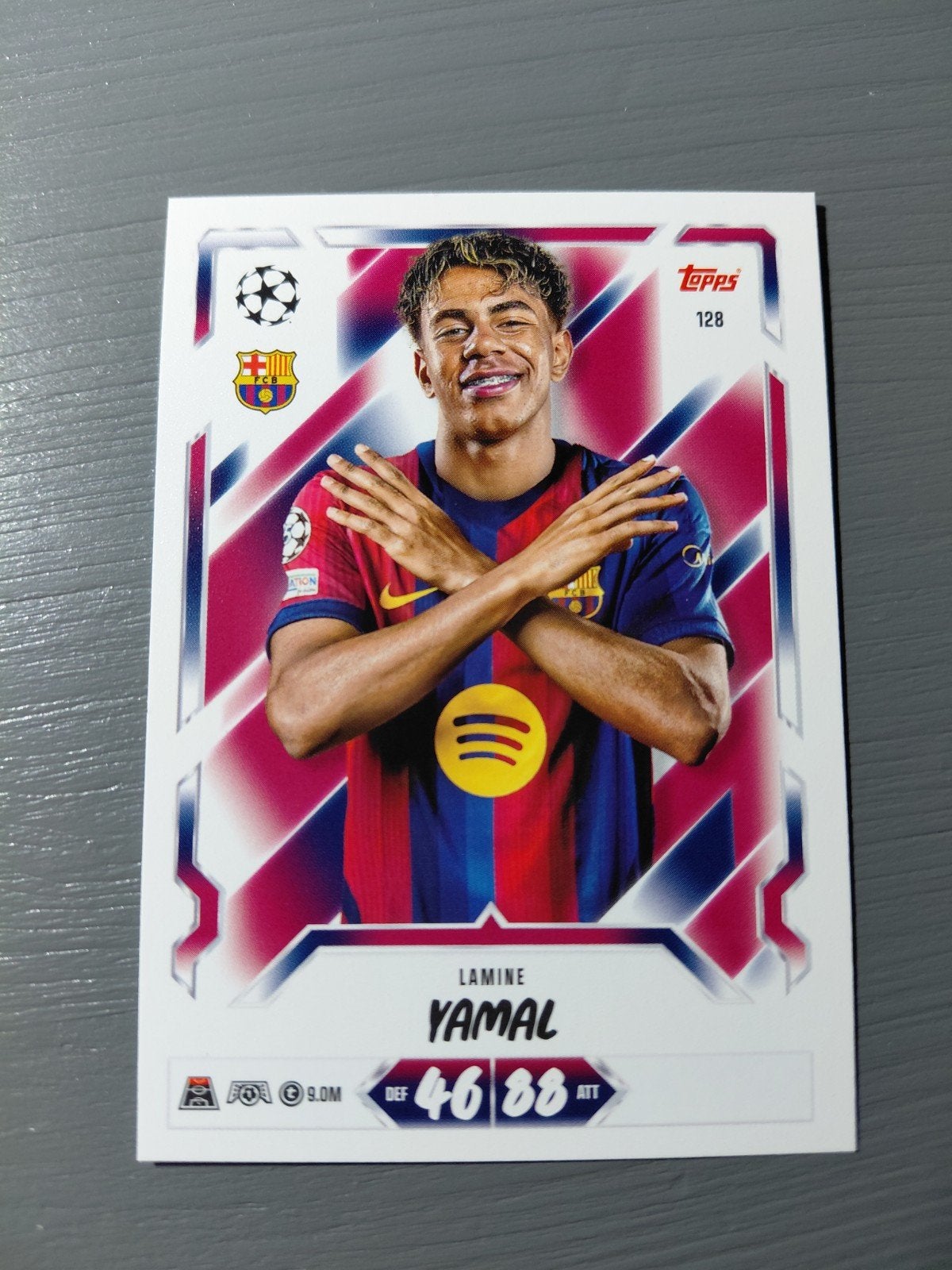 lamine yamal (fc barcelona) topps match attax 2027, Ophalen of Verzenden, Nieuw