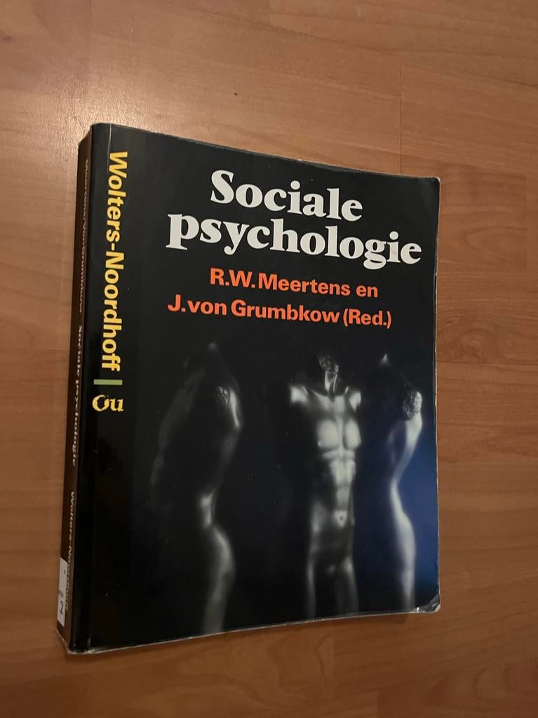 Sociale Psychologie - Wolters-Noordhoff, Ophalen of Verzenden, Gamma, Zo goed als nieuw, HBO