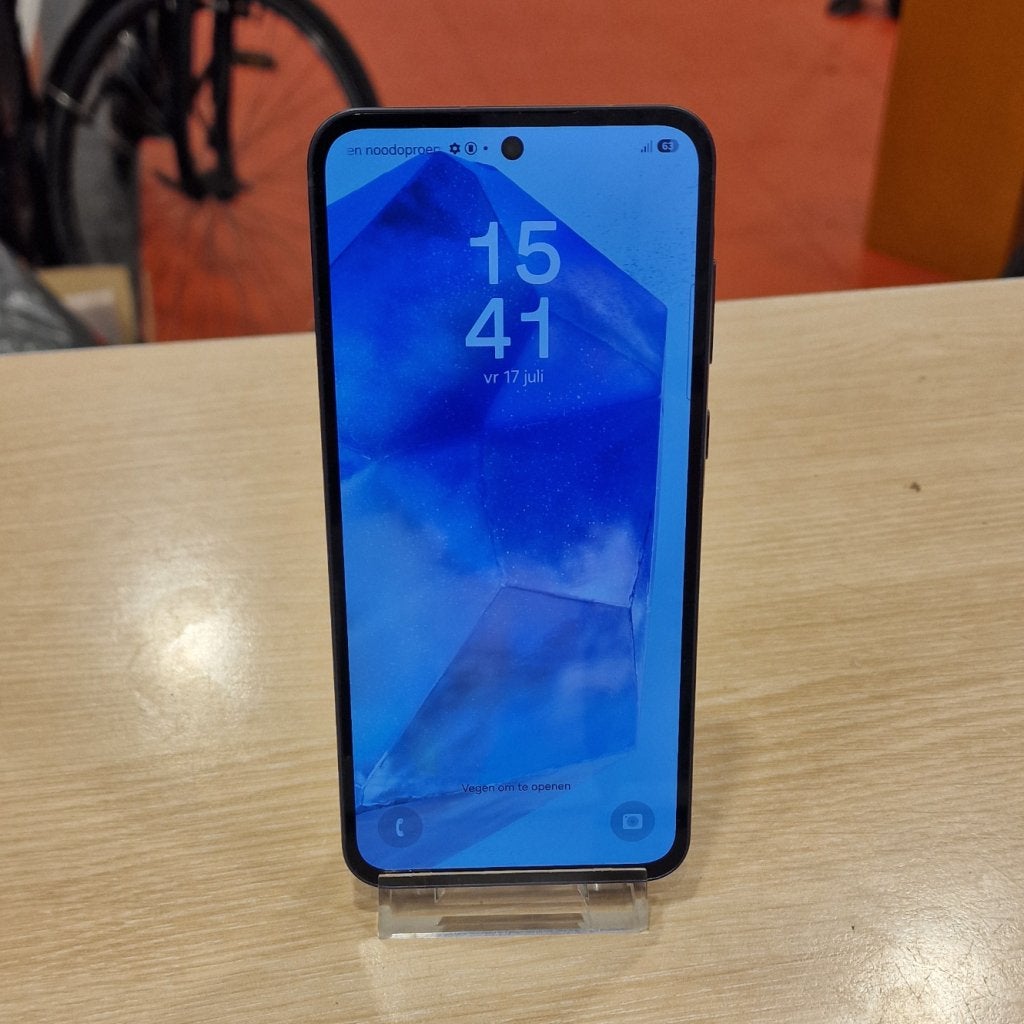 Samsung Galaxy A55 5G 256GB donkerblauw met garantie, Telecommunicatie, Mobiele telefoons | Samsung, Samsung, Zo goed als nieuw