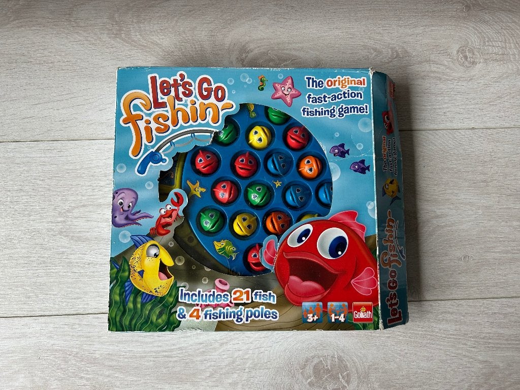 Spel visjes vangen Lets go Fishing, Ophalen, Zo goed als nieuw