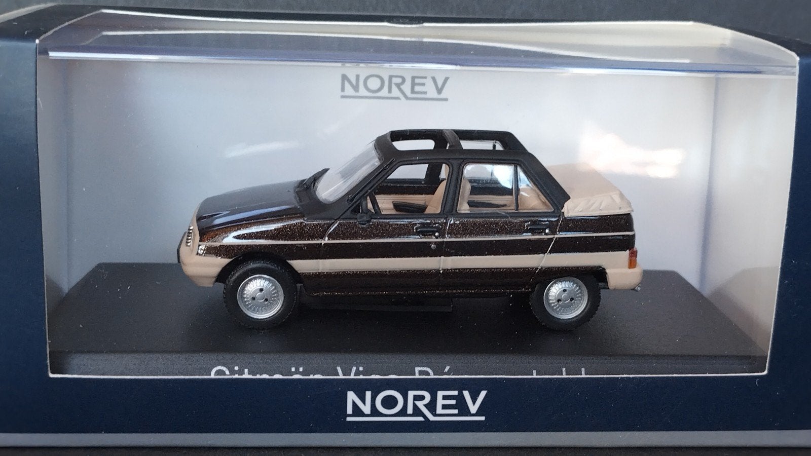 Citroen Visa Decapotable 1984  Vison Brown 1:43 Norev Pol, Auto, Verzenden, ., Nieuw