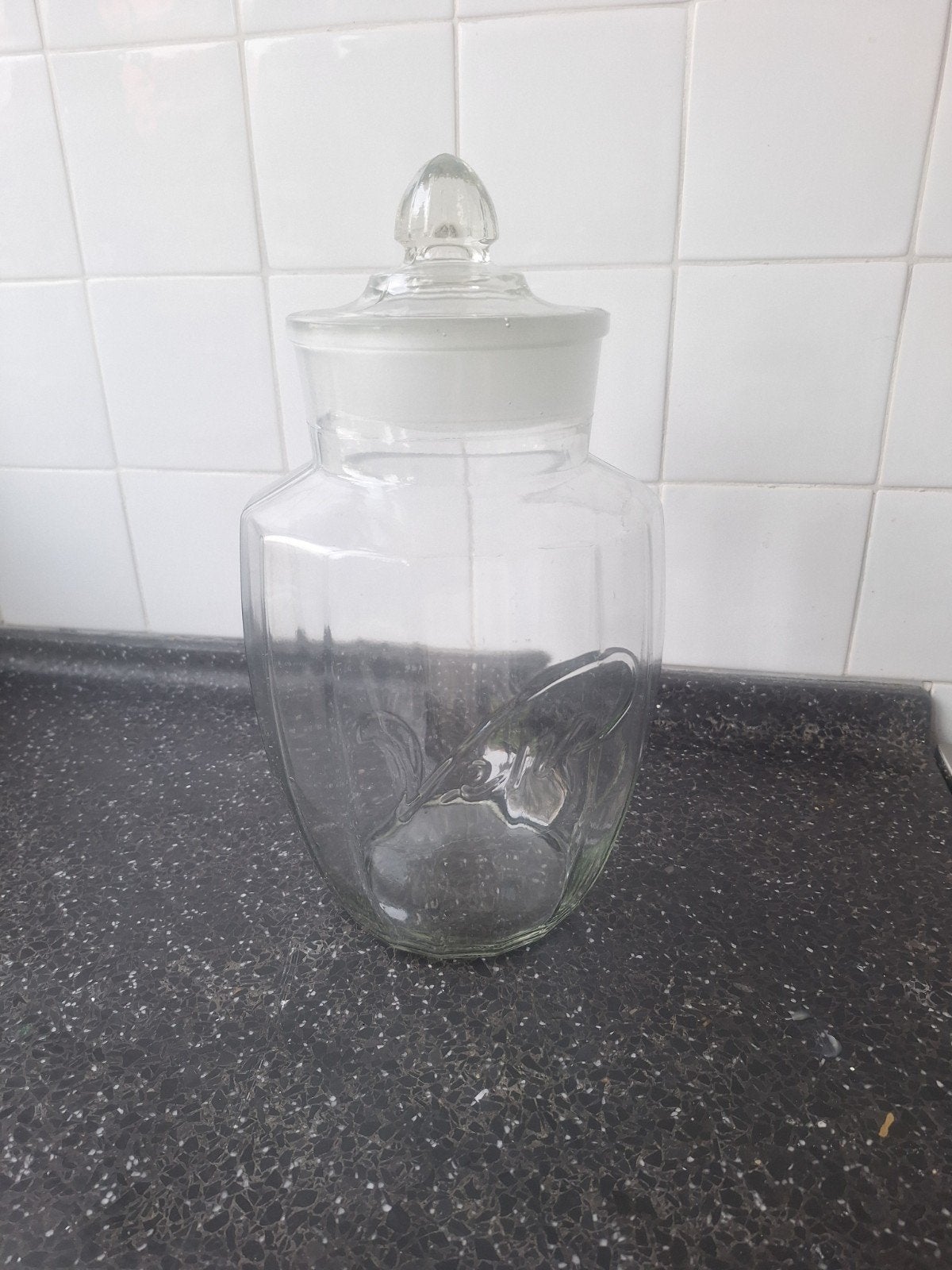 Venz Vaassen voorraadpot met deksel, Glas, Ophalen of Verzenden, Zo goed als nieuw, Voorraadpot