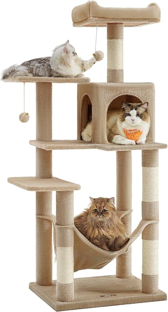 Feandrea Krabpaal, 143 cm hoog, meerlaags kattenhuis, Dieren en Toebehoren, Katten-accessoires, Ophalen, Nieuw