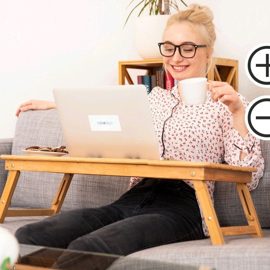 Bamboe laptop tafel nieuw in de doos, Ophalen of Verzenden, Nieuw