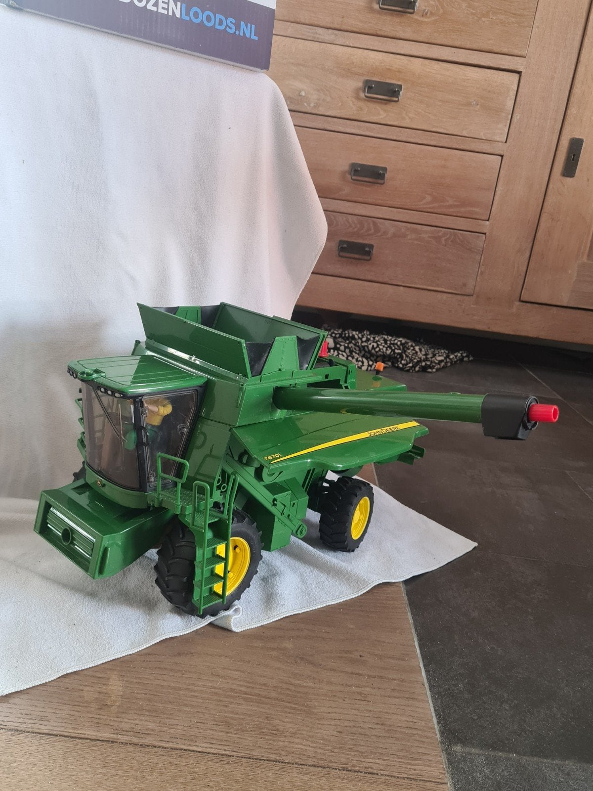 John Deere maaidorser bruder speelgoed, Ophalen, Zo goed als nieuw