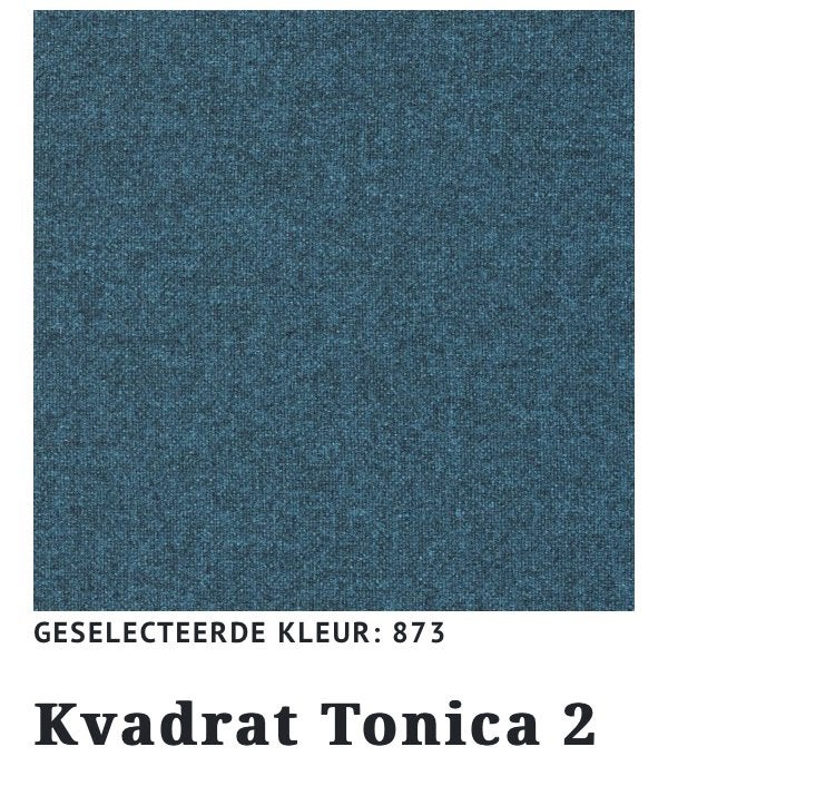 Kvadrat Tonica Meubelstof Coupon - Kleur 873, Wol, Blauw, 120 cm of meer, Ophalen of Verzenden