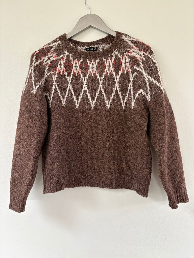 Dames trui Janina, Kleding | Dames, Truien en Vesten, Maat 38/40 (M), Bruin, Ophalen of Verzenden, Gedragen