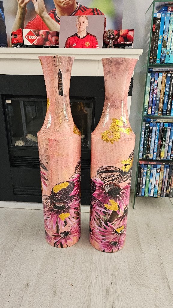 TS Collection Vaas! 70 CM! NIEUW! Van 75 voor 29 euro!, Ophalen, Nieuw, Roze