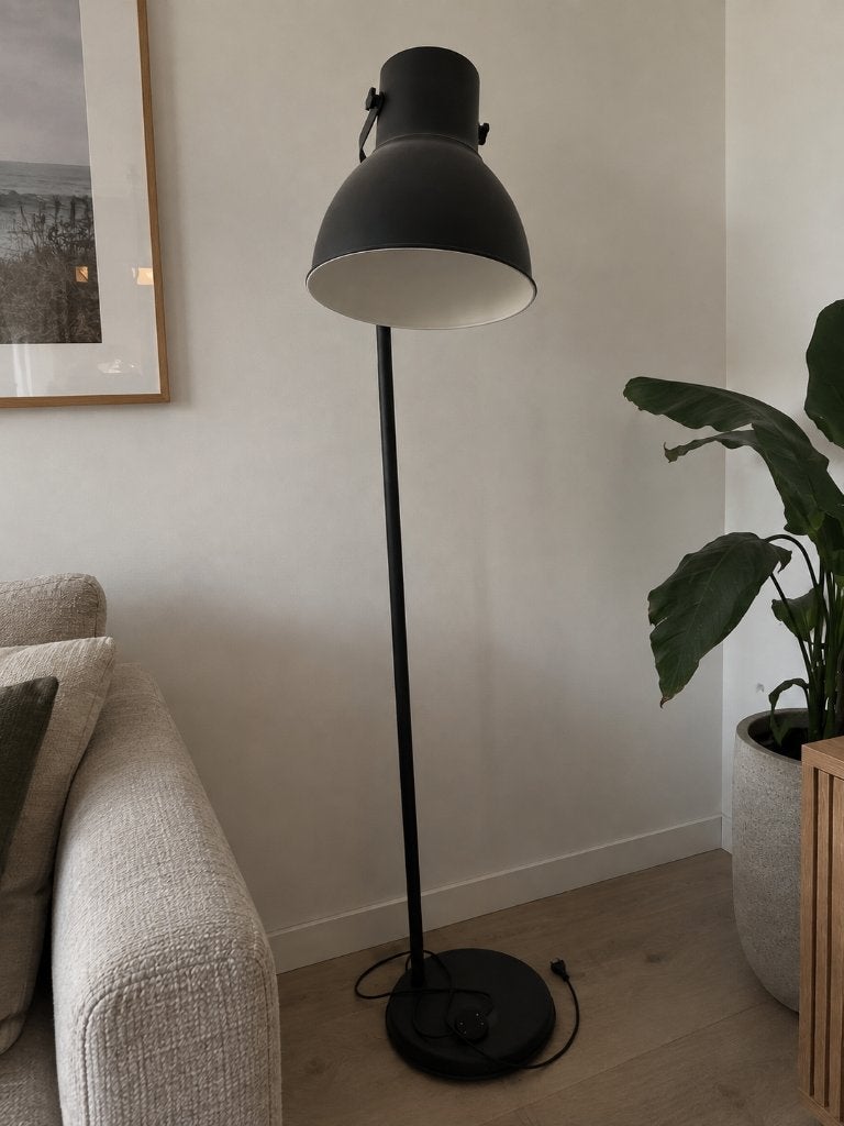 Ikea Hektar vloerlamp, Ophalen, Zo goed als nieuw, 150 tot 200 cm