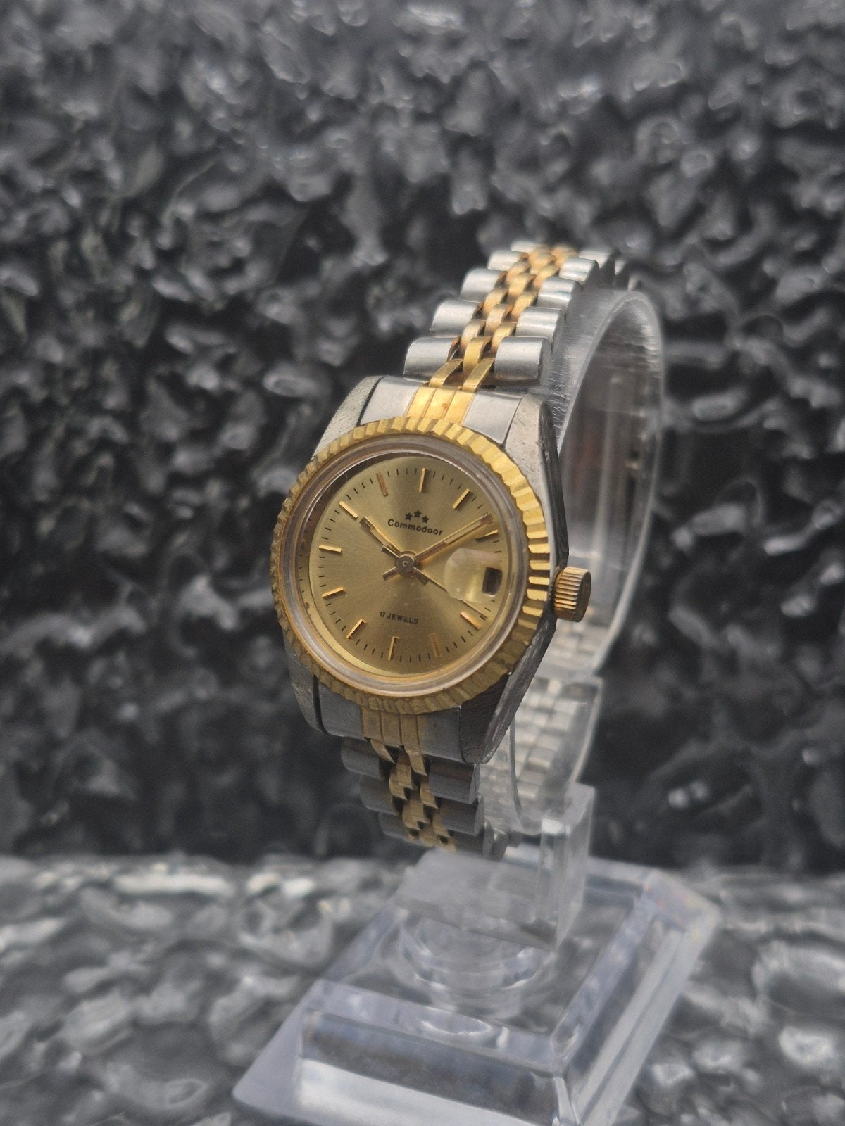 Commodoor Datejust Fluted Bezel Ref. 1.17.9123 Handwinder, Sieraden, Tassen en Uiterlijk, Sporthorloges, Zo goed als nieuw, iOS