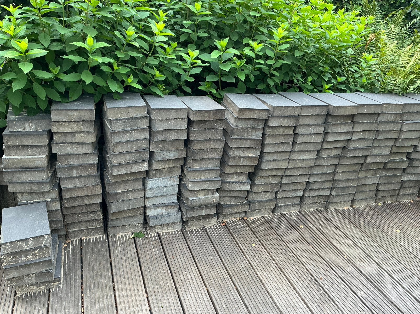 BETONSTENEN 178 STUKS, TYPE MILANO,  ANTRACIET, 10 m2, Doe-het-zelf en Verbouw, Tegels, Ophalen, Overige materialen, Overige typen