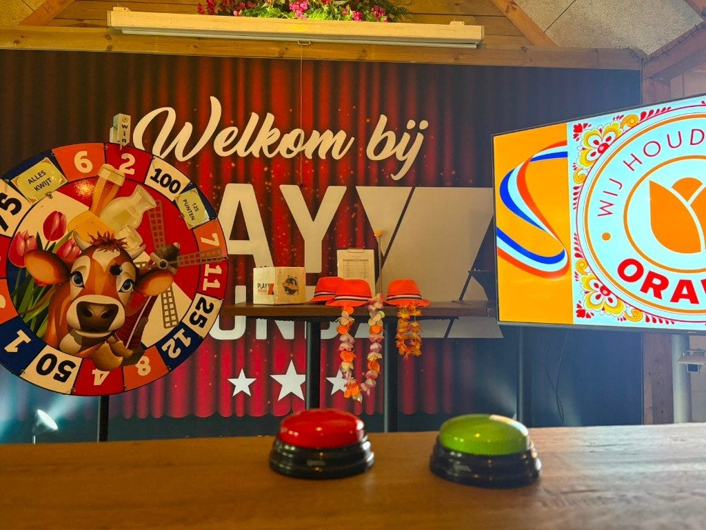 Hou van Holland spelshow, Ophalen, Gebruikt, Oranje of Koningsdag