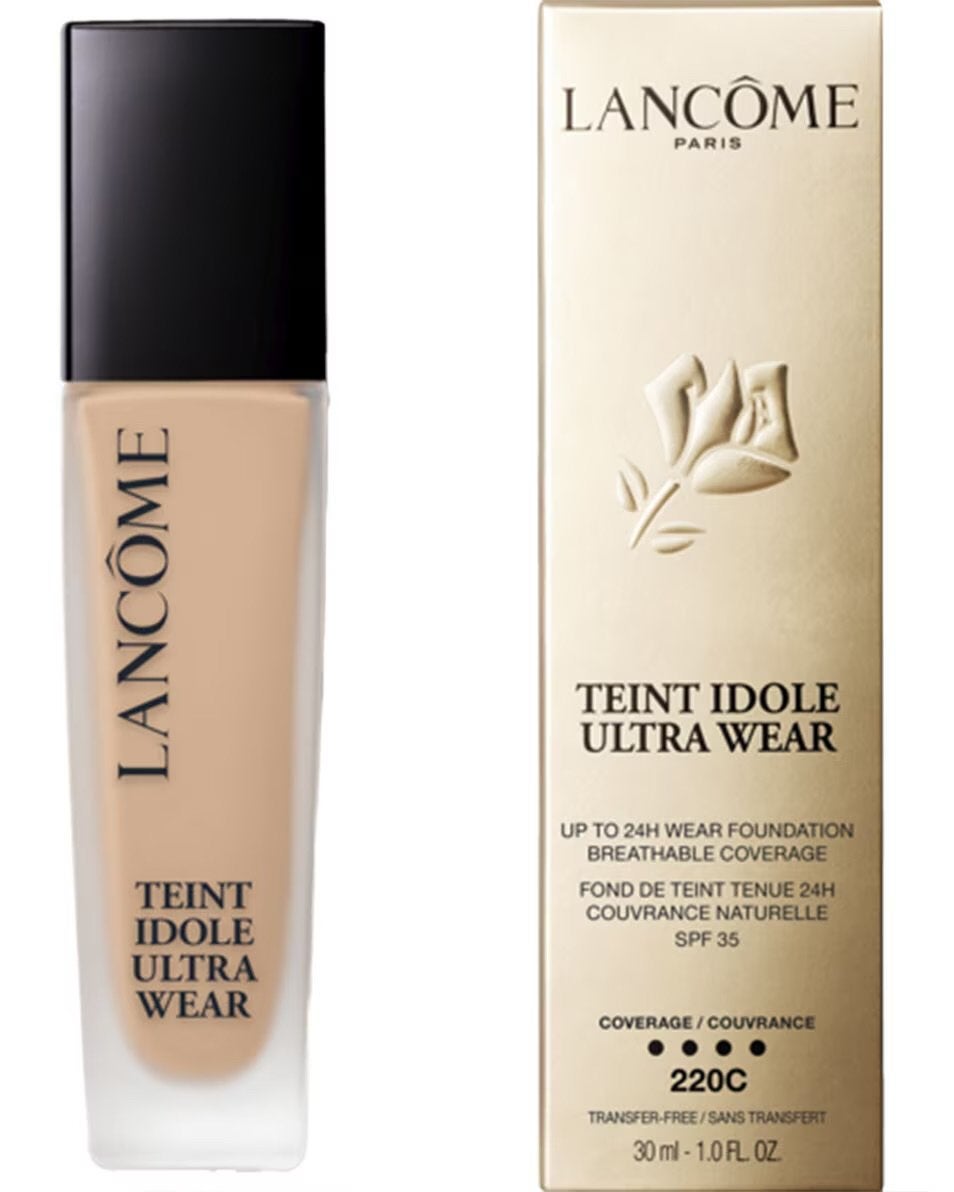 Lancôme Teint Idole Ultra Wear Foundation 220C NIEUW!, Gehele gezicht, Beige, Nieuw, Ophalen of Verzenden