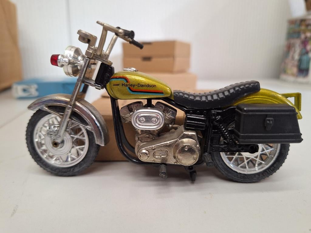 Harley Davidson modelmotor - Guiloy, Ophalen of Verzenden, Overige merken