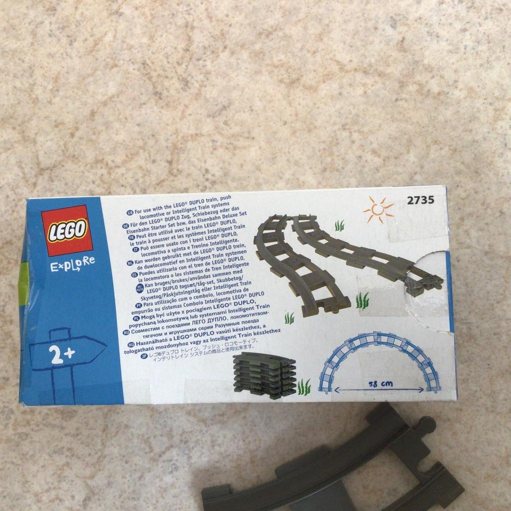 Lego/Duplo treinrails bocht, Kinderen en Baby's, Speelgoed | Duplo en Lego, Compleet, Gebruikt, Overige thema's, Overige typen