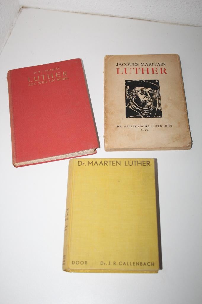 Drie werken over Luther (1927/1934/1954), Ophalen of Verzenden, Gelezen, Christendom | Protestants
