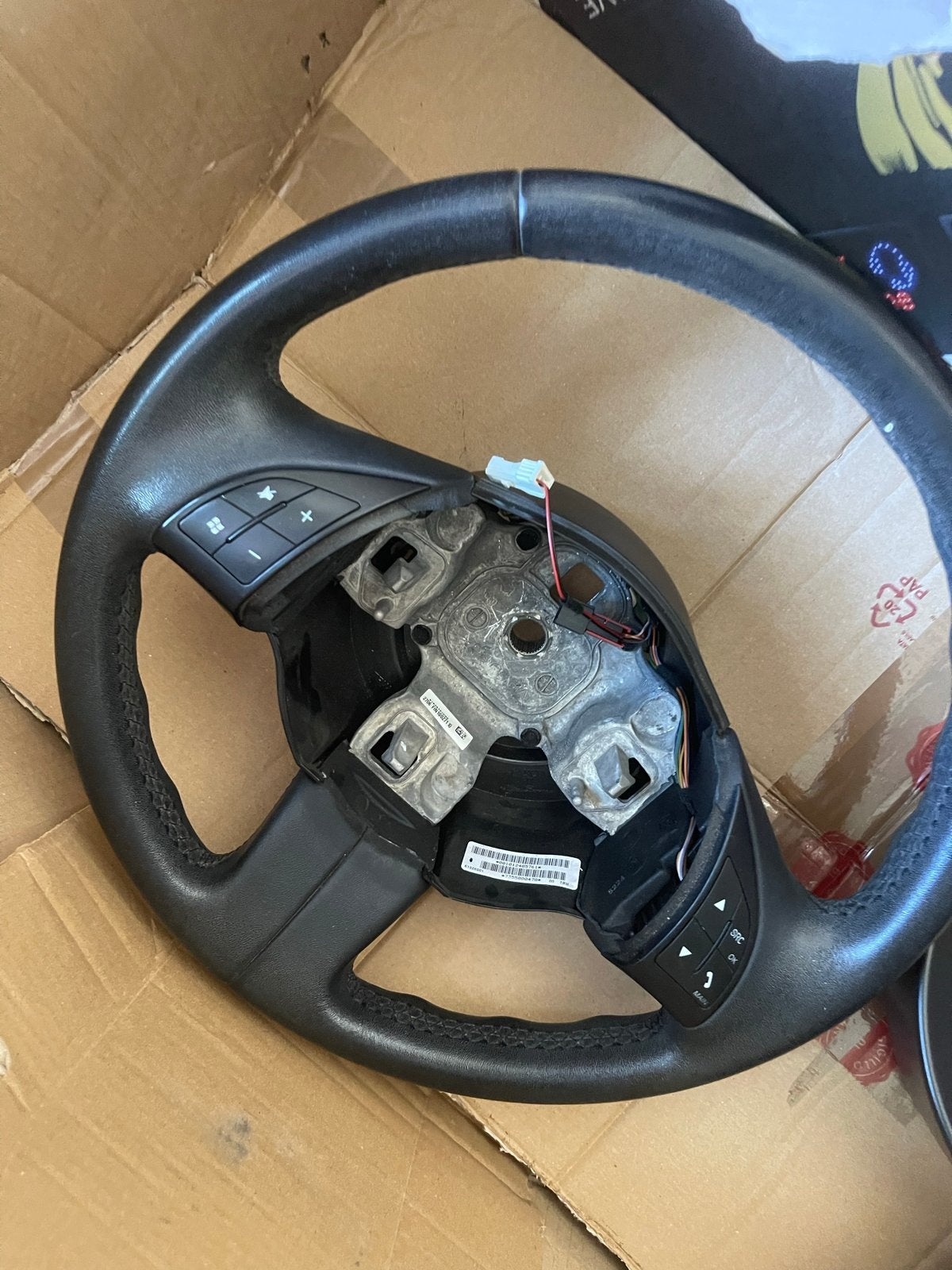 Fiat 500 Stuurwiel - Gebruikt zo goed alles nieuw, Auto-onderdelen, Ophalen of Verzenden, Gebruikt, Fiat