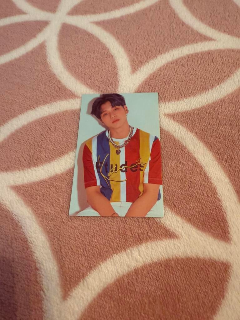 Ateez Treasure Ep 3 Illusion Wooyoung MMT photocard, Verzamelen, Ophalen of Verzenden, Zo goed als nieuw, Foto of Kaart