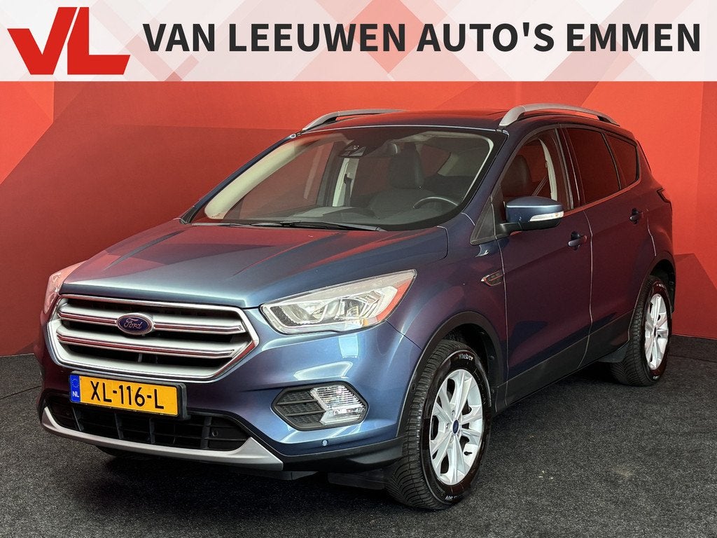 Ford Kuga 1.5 EcoBoost Titanium | Navigatie | Climate Contro, Auto's, Voorwielaandrijving, Stof, 4 cilinders, Blauw